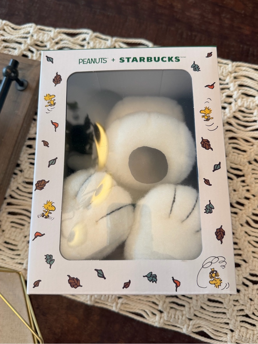 Peanuts x Starbucks White Snoopy Plush - New in Box